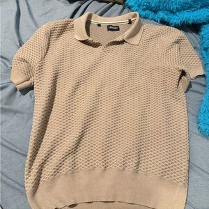 Buffalo David Bitton Tan Polo Shirt